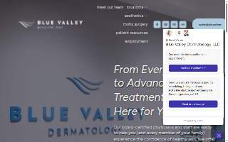Blue Valley Dermatology - Lenexa website