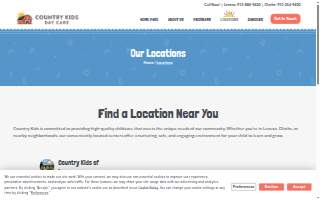 Country Kids Day Care of Lenexa website