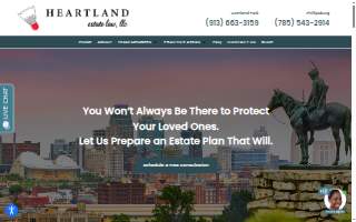 Heartland Estate Law, LLC of Lenexa website