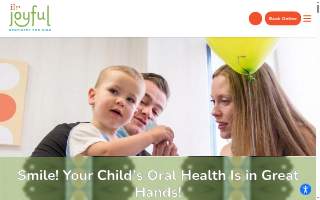 Jenkins Dentistry for Kids website