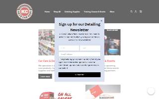 KC Auto Car Care & Accessories website