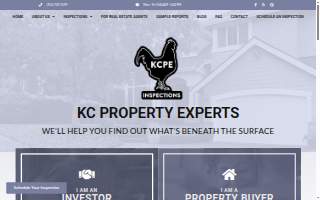 KC Property Experts Home Inspections website