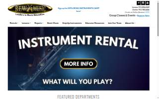 REW Music website