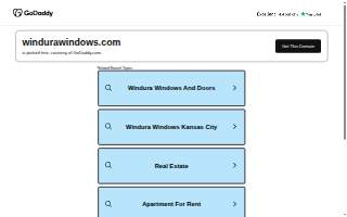 Windura, Protect Your Home with Premium Windows & Doors website