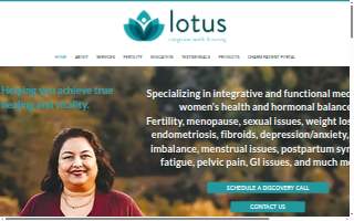 Lotus Integrative Health website