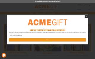 ACME gift website