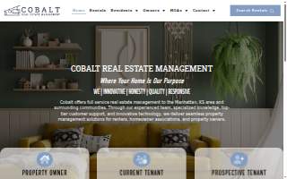 Cobalt Real Estate Management website