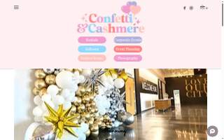 Confetti & Cashmere website