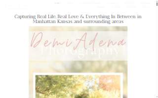 Demi Adena Photography website
