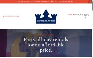 Flint Hills Rental website