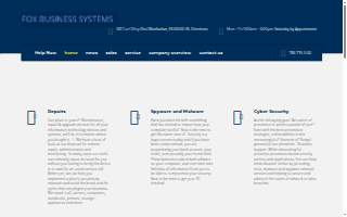 Fox Business Systems website