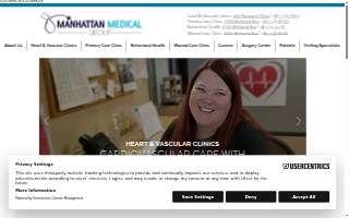 Heart and Vascular Clinics website