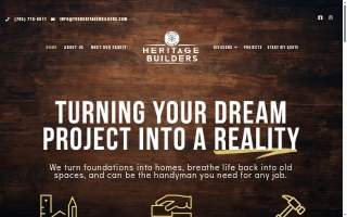 Heritage Builders website