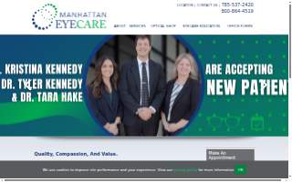 Manhattan Eye Care, LLC website