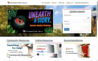 Manhattan Public Library website