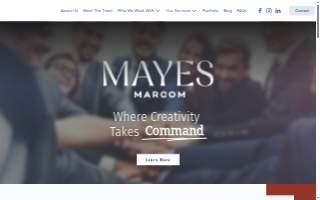 Mayes MarCom website