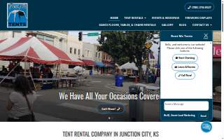 Rent Me Tents website