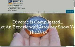 Shivley Law Firm, P.A. website