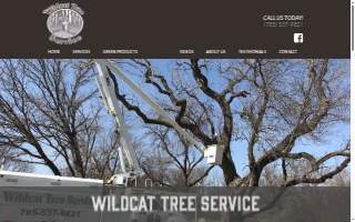 Wildcat Tree Services website