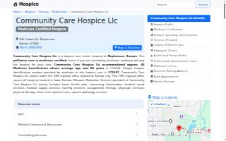 Community Care Hospice website