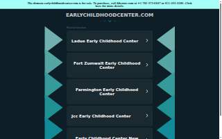 Early Childhood Center website