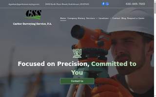 Garber Surveying Service, P.A. of McPherson website