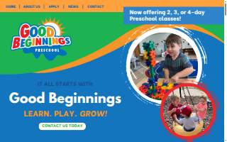 Good Beginnings Preschool website