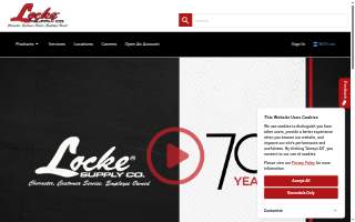 Locke Supply Co - #48 - Plumbing Supply website