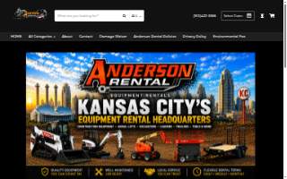 Anderson Rental website