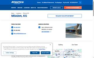 Athletico Physical Therapy - Mission of Merriam website