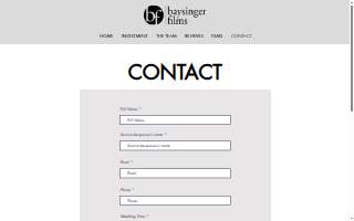Baysinger Films of Merriam website
