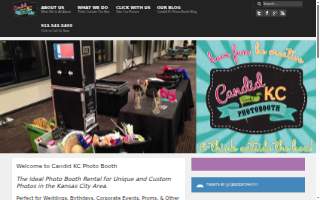 Candid KC Photo Booth website