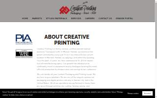 Creative Printing Co Inc website
