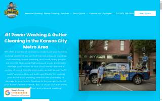 Edwards Gutter Cleaning and Power Wash of Merriam website