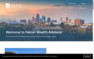 Falcon Wealth Advisors website