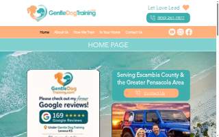 Gentle Dog Training website