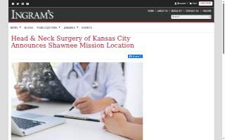 Head & Neck Surgery of Kansas City website