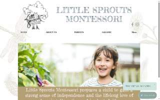 Little Sprouts Montessori website