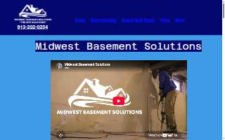 Midwest Basement Solutions of Merriam website