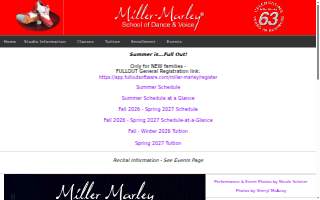 Miller Marley School of Dance & Voice website