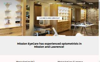 Mission EyeCare of Merriam website