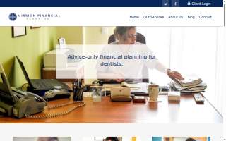 Mission Financial Planning of Merriam website