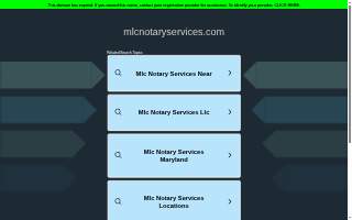MLC Notary Services of Merriam website