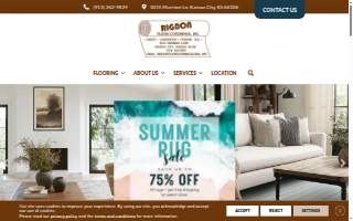Rigdon Floor Coverings website