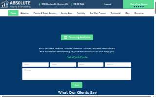 Absolute Painting & Remodeling of Mission website
