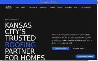 Easton Roofing website