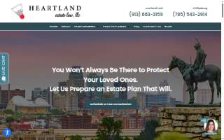 Heartland Estate Law, LLC of Mission website