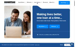 Homestead Financial Mortgage - Overland Park website