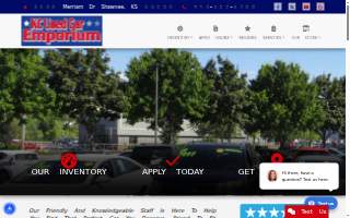 KC Used Car Emporium of Mission website