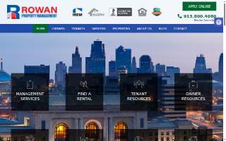 Rowan Property Management of Mission website